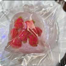 Squishy Fruit Bag Stress Toy – Raspberry, Fidget Squeeze Toy, 8 × 6.5 × 4.6 cm thumbnail 1