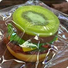 Squishy Fruit Burger Stress Toy – Kiwi, Fidget Squeeze Toy, 8 × 8 × 5.5 cm thumbnail 1