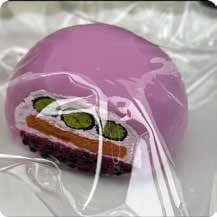 Squishy Food Stress Toy – Purple Mousse Dome Cake, Fidget Squeeze Toy, 8 × 6.5 × 5 cm 缩略图 1