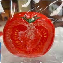 Squishy Fruit Stress Toy – Halved Tomato, Fidget Squeeze Toy, 6.3 × 8 × 4 cm 缩略图 1