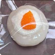 Squishy Food Stress Toy – Mochi Ball with Orange Segment, Fidget Squeeze Toy, 8 × 8 × 6 cm thumbnail 1