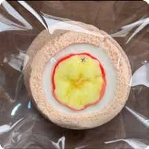 Squishy Food Stress Toy – Roll Cake with Apple Slice, Fidget Squeeze Toy, 7.5 × 7.5 × 5 cm 缩略图 1