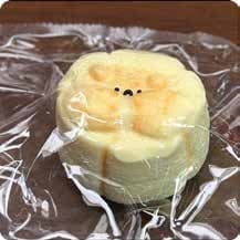 Squishy Food Stress Toy – Cream Bun with Smiling Face, Fidget Squeeze Toy, 6 × 6 × 4.5 cm thumbnail 1