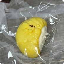 Squishy Fruit Stress Toy – Yellow Fruit Pulp with Smiling Face, Fidget Squeeze Toy, 6 × 9 × 4 cm thumbnail 1