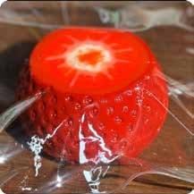 Squishy Fruit Stress Toy – Cut Strawberry, Fidget Squeeze Toy, 6.5 × 6.5 × 3.5 cm thumbnail 1