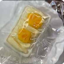 Squishy Food Stress Toy – Mango Cream Cake Bar, Fidget Squeeze Toy, 9.5 × 4.4 × 5.5 cm thumbnail 1