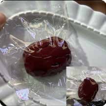 Squishy Fruit Stress Toy – Red Jujube, Fidget Squeeze Toy, 5 × 4.5 × 2.3 cm 缩略图 1