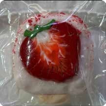 Squishy Food Stress Toy – Strawberry Mochi Pop, Fidget Squeeze Toy, 7.8 × 7 × 7 cm thumbnail 1