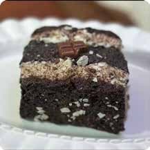 Squishy Food Stress Toy – Chocolate Brownie Cake Slice, Fidget Squeeze Toy, 8 × 6.5 × 6.5 cm thumbnail 1