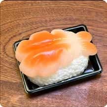 Squishy Food Stress Toy – Shrimp Nigiri Sushi, Fidget Squeeze Toy, 7.5 × 5.2 × 3.3 cm thumbnail 1