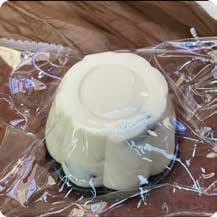 Squishy Food Stress Toy – Milk Pudding, Fidget Squeeze Toy, 8.5 × 8.5 × 5.3 cm 缩略图 1
