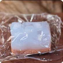 Squishy Food Stress Toy – Clear Jelly Cake Bar, Fidget Squeeze Toy, 9 × 6 × 4.4 cm thumbnail 1