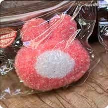 Squishy Food Stress Toy – Pink Sugar-Crusted Bunny, Fidget Squeeze Toy, 7.5 × 8.6 × 3.5 cm thumbnail 1