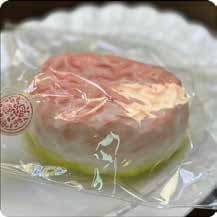 Squishy Food Stress Toy – Pink Marbled Rice Cake, Fidget Squeeze Toy, 9 × 6 × 4 cm 缩略图 1