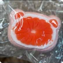 Squishy Fruit Stress Toy – Bear-Shaped Grapefruit Slice, Fidget Squeeze Toy, 9 × 6 × 4 cm thumbnail 1