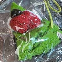 Squishy Food Stress Toy – Matcha Cake Slice with Strawberry, Fidget Squeeze Toy, 130 g 缩略图 1