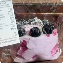 Squishy Food Stress Toy – Blueberry Cream Cake, Fidget Squeeze Toy, 230 g thumbnail 1