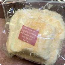 Squishy Food Stress Toy – Coconut Flake Bread Loaf, Fidget Squeeze Toy, 400 g 缩略图 1