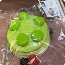 Squishy Food Stress Toy – Matcha Bun with Green Dots, Fidget Squeeze Toy, 340 g thumbnail 1
