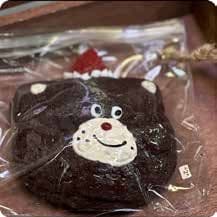 Squishy Food Stress Toy – Chocolate Bear-Face Bread, Fidget Squeeze Toy, 345 g 缩略图 1