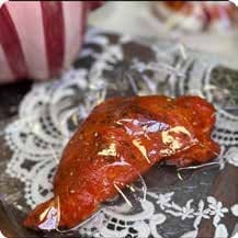 Squishy Food Stress Toy – Glazed Chicken Leg, Fidget Squeeze Toy, 161 g 缩略图 1