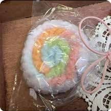 Squishy Food Stress Toy – Rainbow Swirl Lollipop, Fidget Squeeze Toy, 134 g thumbnail 1