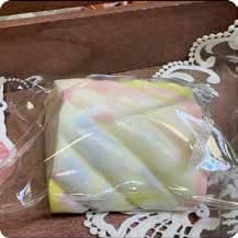 Squishy Food Stress Toy – Pastel Twist Marshmallow, Fidget Squeeze Toy, 200 g thumbnail 1