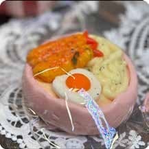 Squishy Food Stress Toy – Ramen Bowl with Fried Egg, Fidget Squeeze Toy, 163 g thumbnail 1