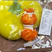 Squishy Food Stress Toy – Mini Orange Gourd Skewer, Fidget Squeeze Toy, 40 g thumbnail 1