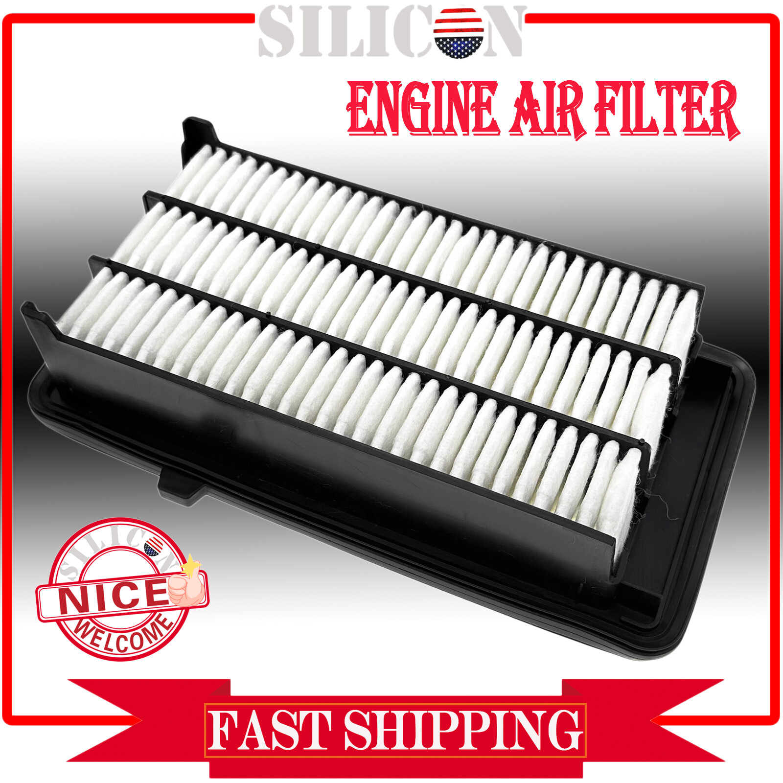 Renken RA5431 Engine Air Filter – Fits Honda Civic CRV Accord Acura | Exact Fit