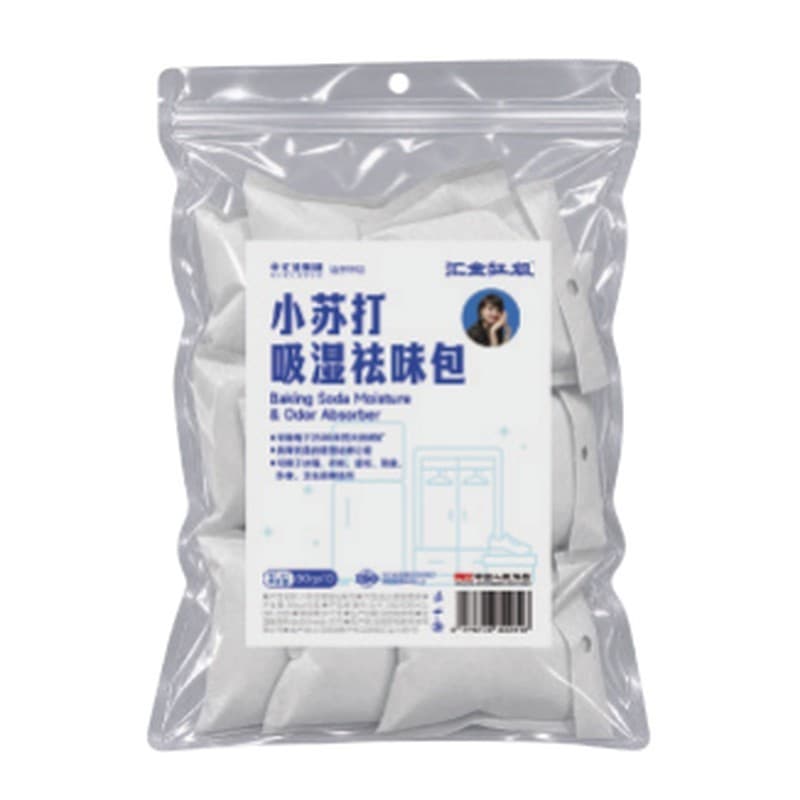 Huijin Sister Hong Baking Soda Moisture Absorber & Odor Pouch, 80 g Pack
