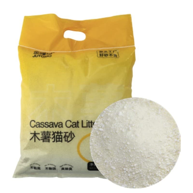 JUTOMO Cassava Cat Litter, Clumping, 5 kg (11.0 lb) Bag