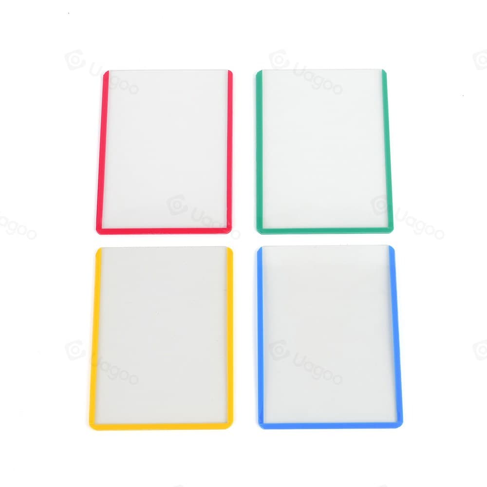 Colored Border Rigid Top Loaders for 3 x 4 in Cards