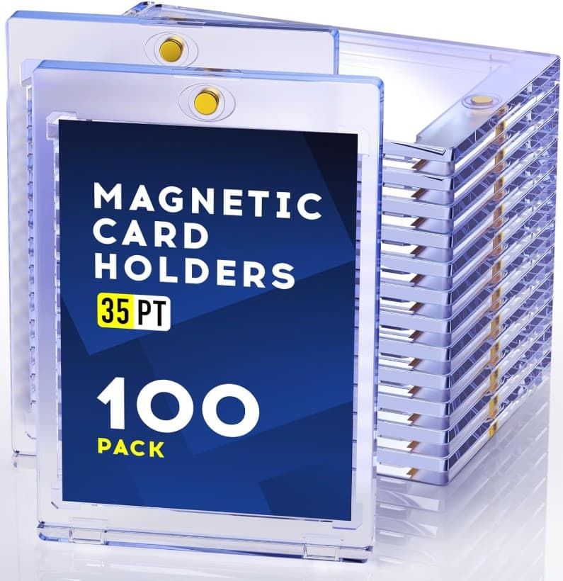 35pt Magnetic Card Holders, UV-Protected, Standard Size