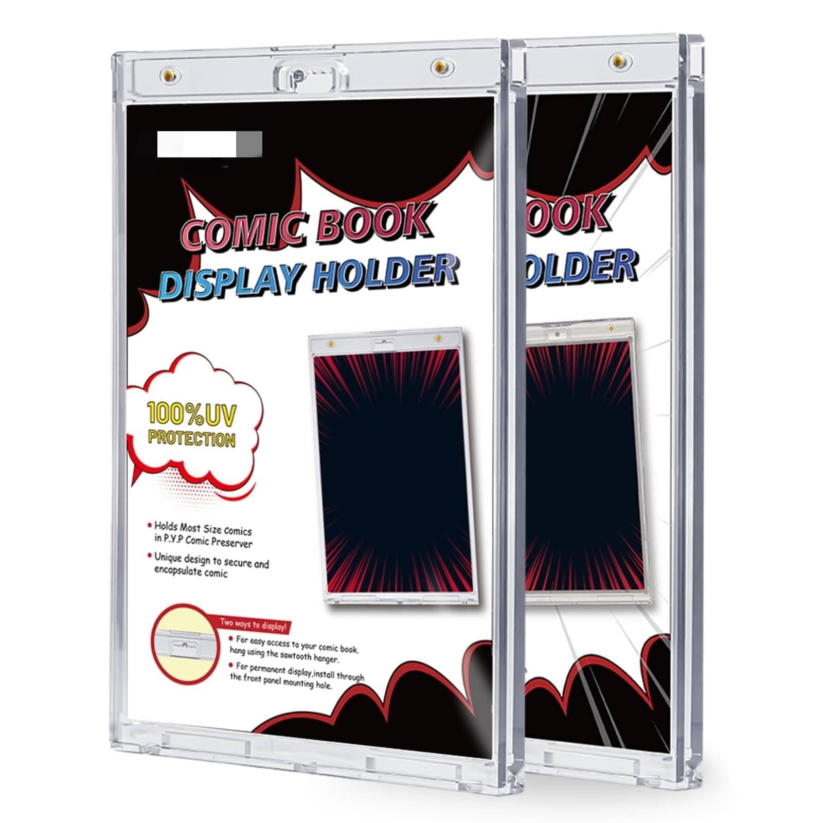 Magnetic Acrylic Comic Book Display Holder, Current Size