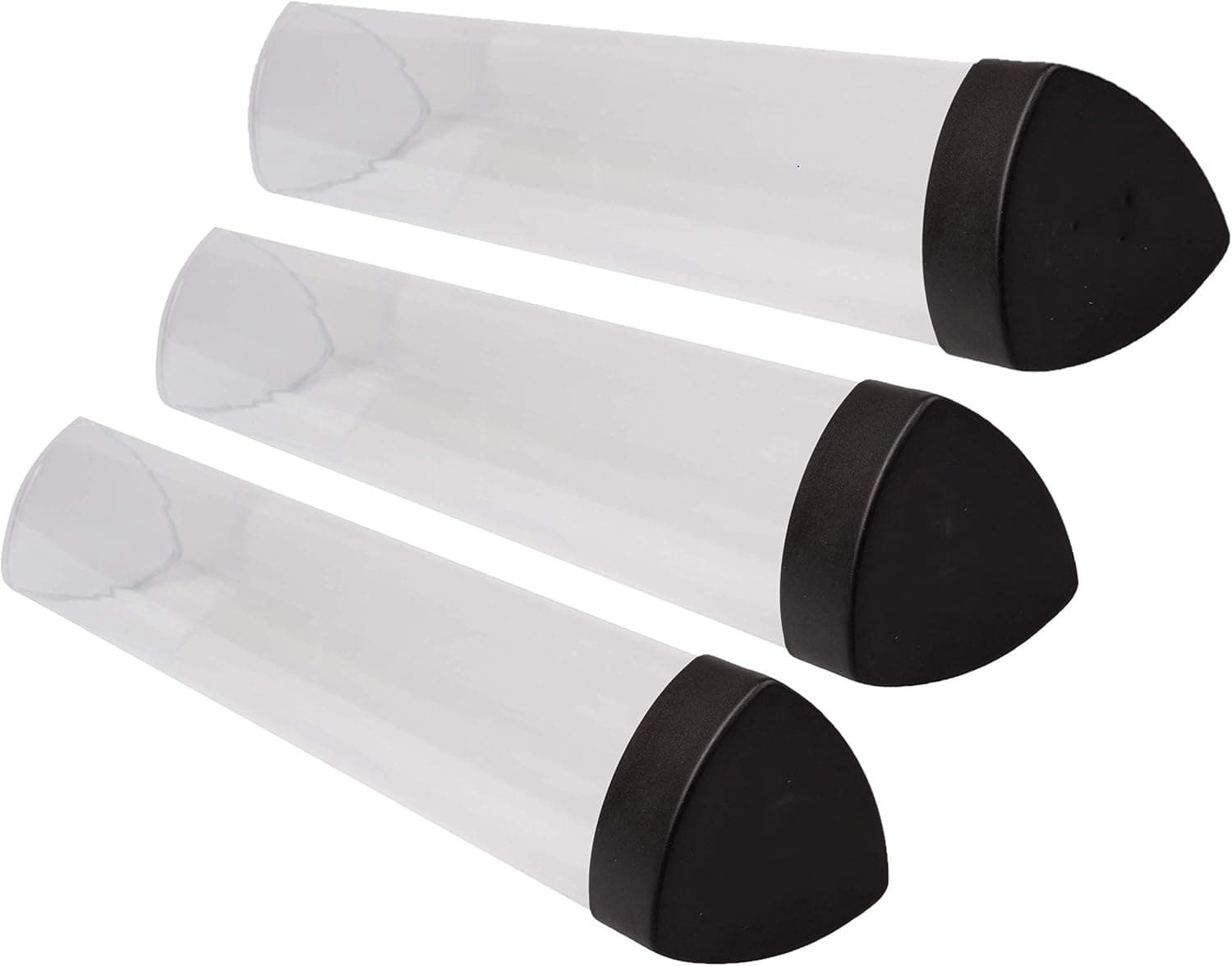 Triangular Prism Playmat Tube, 14.5 in, Clear with Cap