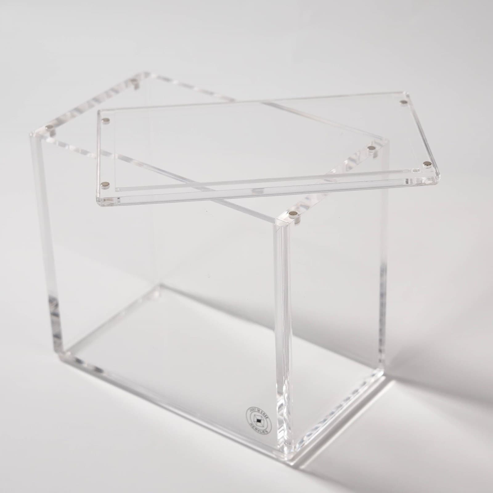 Thick Acrylic Booster Box Display Case with Magnetic Lid