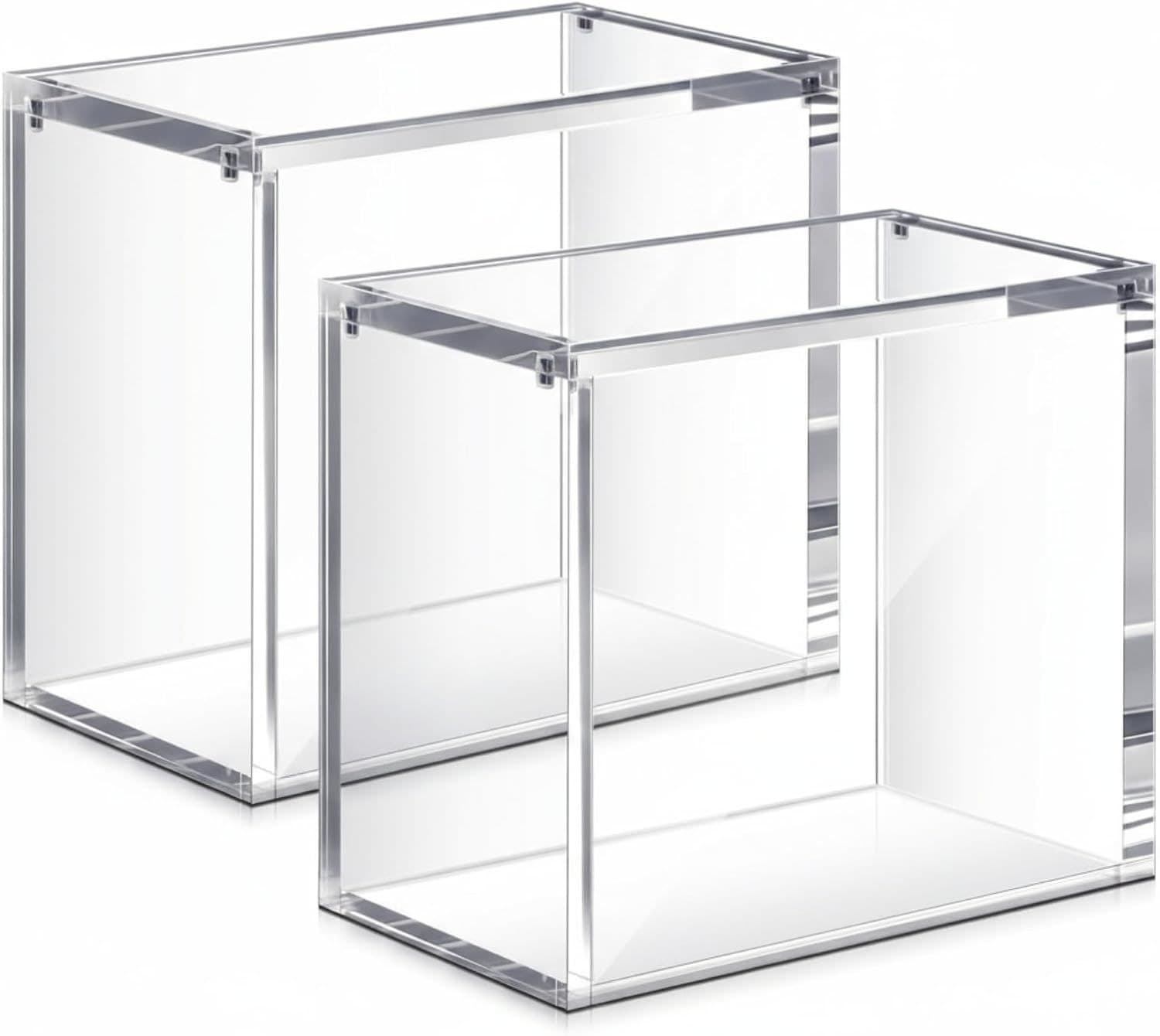 Acrylic Booster Box Case with Sliding Lid and Magnetic Lock, 8 mm Walls