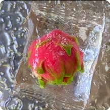 Squishy Fruit Stress Toy – Dragon Fruit, Fidget Squeeze Toy, 7.5 × 5.5 × 4.6 cm