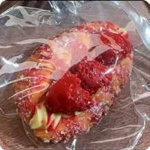 Squishy Food Stress Toy – Strawberry Croissant, Fidget Squeeze Toy, 160 g