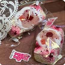 Squishy Food Stress Toy – Raspberry Swirl Roll Cake Slices, Fidget Squeeze Toy, 210 g